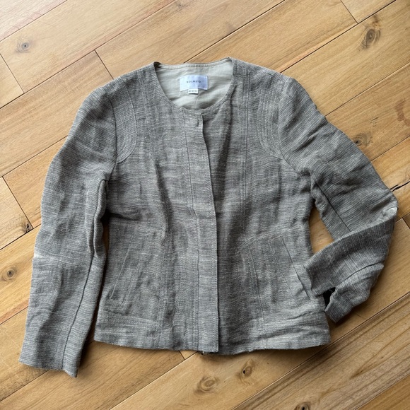 solezia Jackets & Blazers - SOLEZIA Womens size M Women's‎ beige brown Jacket